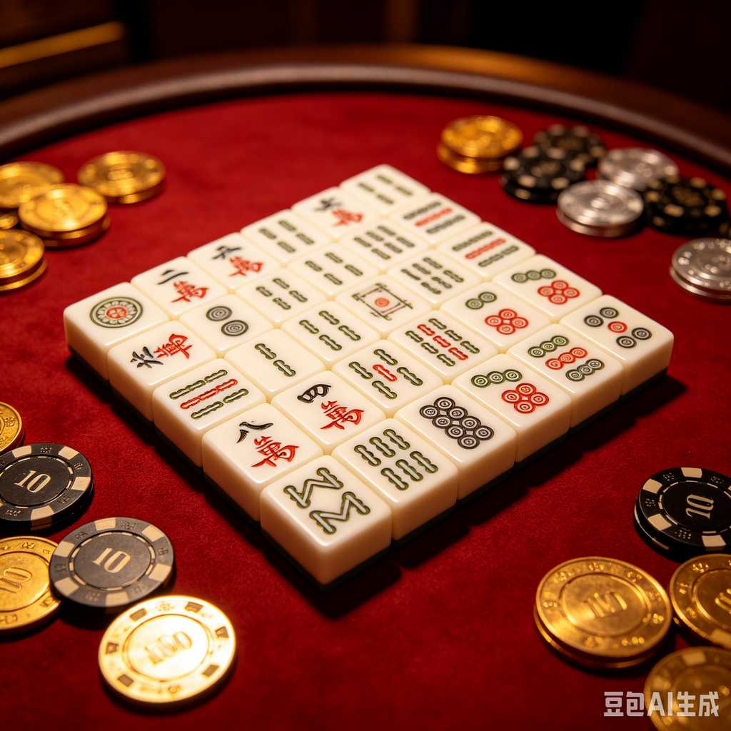 traditional oriental mahjong tiles